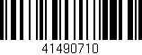 Código de barras (EAN, GTIN, SKU, ISBN): '41490710'