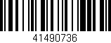 Código de barras (EAN, GTIN, SKU, ISBN): '41490736'
