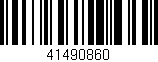 Código de barras (EAN, GTIN, SKU, ISBN): '41490860'