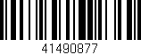 Código de barras (EAN, GTIN, SKU, ISBN): '41490877'