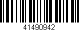 Código de barras (EAN, GTIN, SKU, ISBN): '41490942'