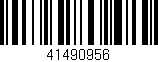 Código de barras (EAN, GTIN, SKU, ISBN): '41490956'