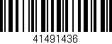 Código de barras (EAN, GTIN, SKU, ISBN): '41491436'