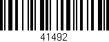 Código de barras (EAN, GTIN, SKU, ISBN): '41492'