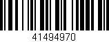 Código de barras (EAN, GTIN, SKU, ISBN): '41494970'