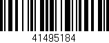 Código de barras (EAN, GTIN, SKU, ISBN): '41495184'