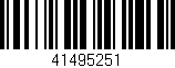 Código de barras (EAN, GTIN, SKU, ISBN): '41495251'