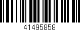 Código de barras (EAN, GTIN, SKU, ISBN): '41495858'