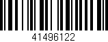 Código de barras (EAN, GTIN, SKU, ISBN): '41496122'
