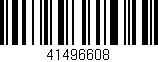 Código de barras (EAN, GTIN, SKU, ISBN): '41496608'