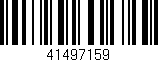 Código de barras (EAN, GTIN, SKU, ISBN): '41497159'