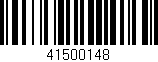 Código de barras (EAN, GTIN, SKU, ISBN): '41500148'