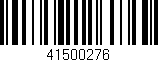 Código de barras (EAN, GTIN, SKU, ISBN): '41500276'