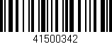 Código de barras (EAN, GTIN, SKU, ISBN): '41500342'