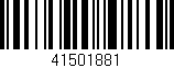 Código de barras (EAN, GTIN, SKU, ISBN): '41501881'