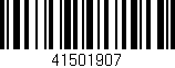 Código de barras (EAN, GTIN, SKU, ISBN): '41501907'