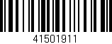 Código de barras (EAN, GTIN, SKU, ISBN): '41501911'