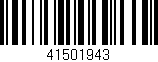 Código de barras (EAN, GTIN, SKU, ISBN): '41501943'