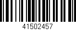 Código de barras (EAN, GTIN, SKU, ISBN): '41502457'