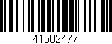 Código de barras (EAN, GTIN, SKU, ISBN): '41502477'