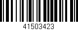 Código de barras (EAN, GTIN, SKU, ISBN): '41503423'