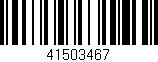 Código de barras (EAN, GTIN, SKU, ISBN): '41503467'