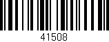 Código de barras (EAN, GTIN, SKU, ISBN): '41508'