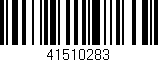 Código de barras (EAN, GTIN, SKU, ISBN): '41510283'