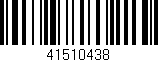 Código de barras (EAN, GTIN, SKU, ISBN): '41510438'