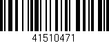 Código de barras (EAN, GTIN, SKU, ISBN): '41510471'