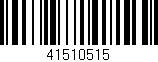 Código de barras (EAN, GTIN, SKU, ISBN): '41510515'