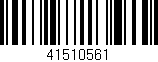 Código de barras (EAN, GTIN, SKU, ISBN): '41510561'