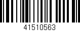 Código de barras (EAN, GTIN, SKU, ISBN): '41510563'