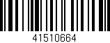Código de barras (EAN, GTIN, SKU, ISBN): '41510664'