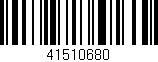Código de barras (EAN, GTIN, SKU, ISBN): '41510680'