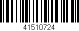 Código de barras (EAN, GTIN, SKU, ISBN): '41510724'