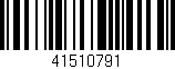 Código de barras (EAN, GTIN, SKU, ISBN): '41510791'