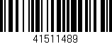 Código de barras (EAN, GTIN, SKU, ISBN): '41511489'