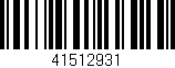 Código de barras (EAN, GTIN, SKU, ISBN): '41512931'