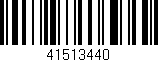 Código de barras (EAN, GTIN, SKU, ISBN): '41513440'