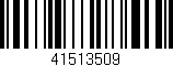 Código de barras (EAN, GTIN, SKU, ISBN): '41513509'