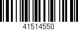 Código de barras (EAN, GTIN, SKU, ISBN): '41514550'