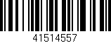Código de barras (EAN, GTIN, SKU, ISBN): '41514557'