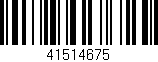Código de barras (EAN, GTIN, SKU, ISBN): '41514675'