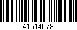 Código de barras (EAN, GTIN, SKU, ISBN): '41514678'