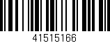 Código de barras (EAN, GTIN, SKU, ISBN): '41515166'