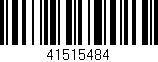 Código de barras (EAN, GTIN, SKU, ISBN): '41515484'