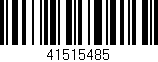 Código de barras (EAN, GTIN, SKU, ISBN): '41515485'