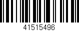 Código de barras (EAN, GTIN, SKU, ISBN): '41515496'
