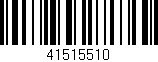 Código de barras (EAN, GTIN, SKU, ISBN): '41515510'